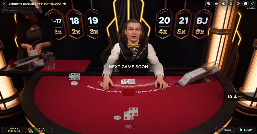 Lightning Blackjack