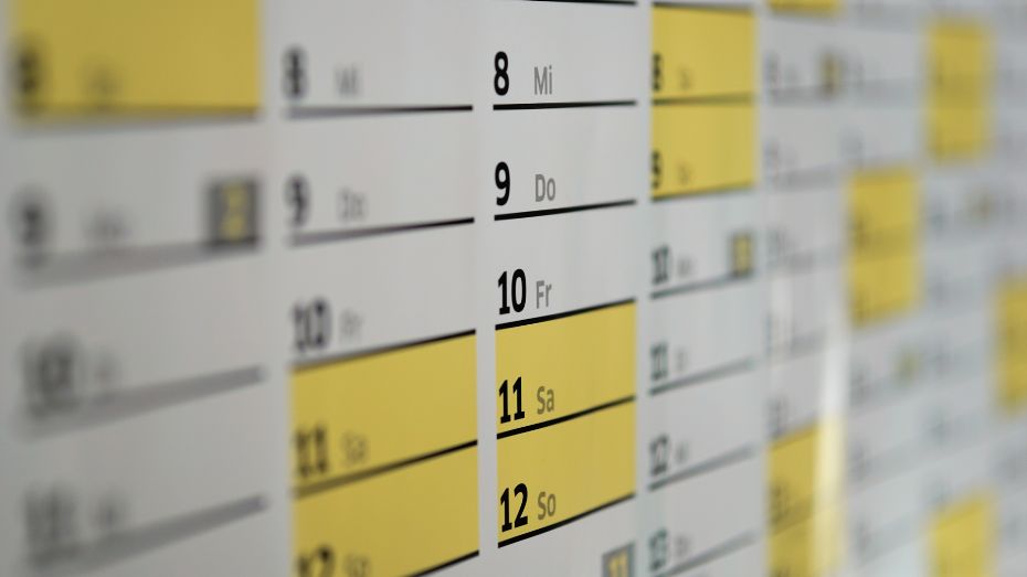 Make a Schedule and Keep to It
