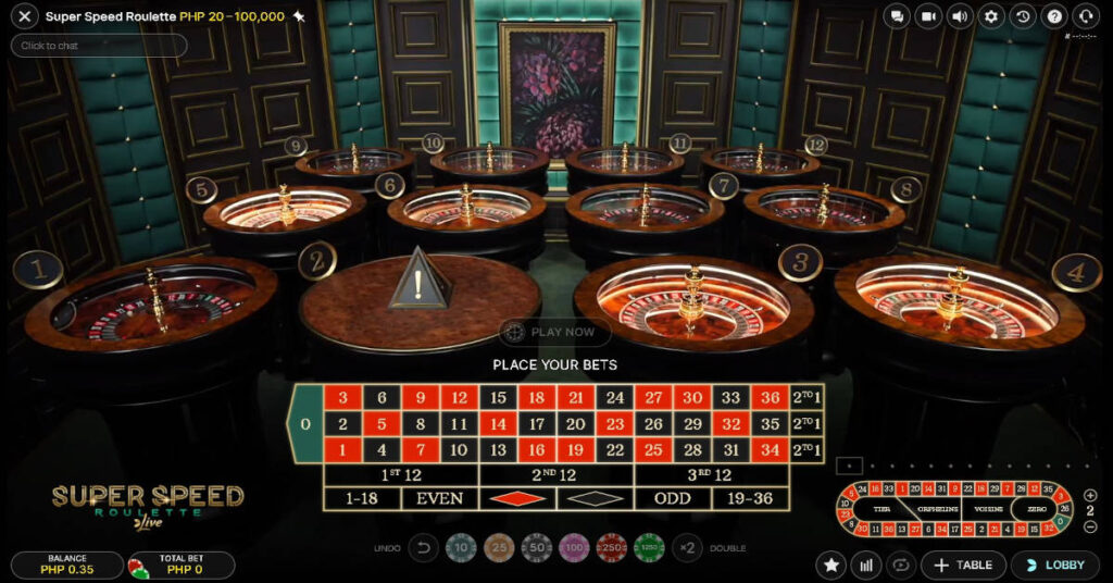Super speed roulette